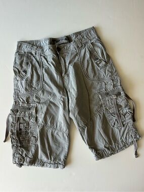 Twice Men’s Gray Cargo Shorts, sz 32